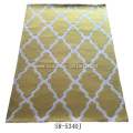 Hand-tufted Carpet with Geometric Design Rug